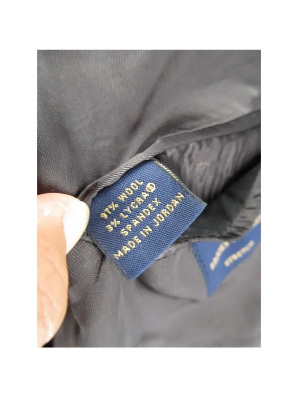 Brooks Brothers Suit 46 Wool Blend Glen Plaid Stretch Classic 346 38X27